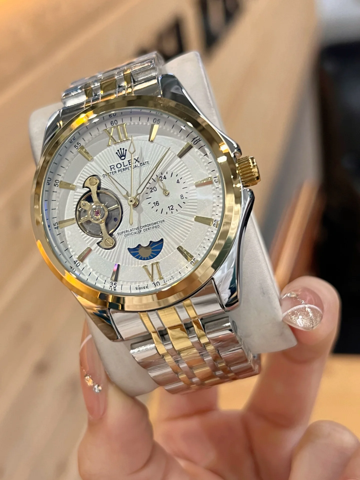 Omega Automatic Day-Night Mechanical Watch